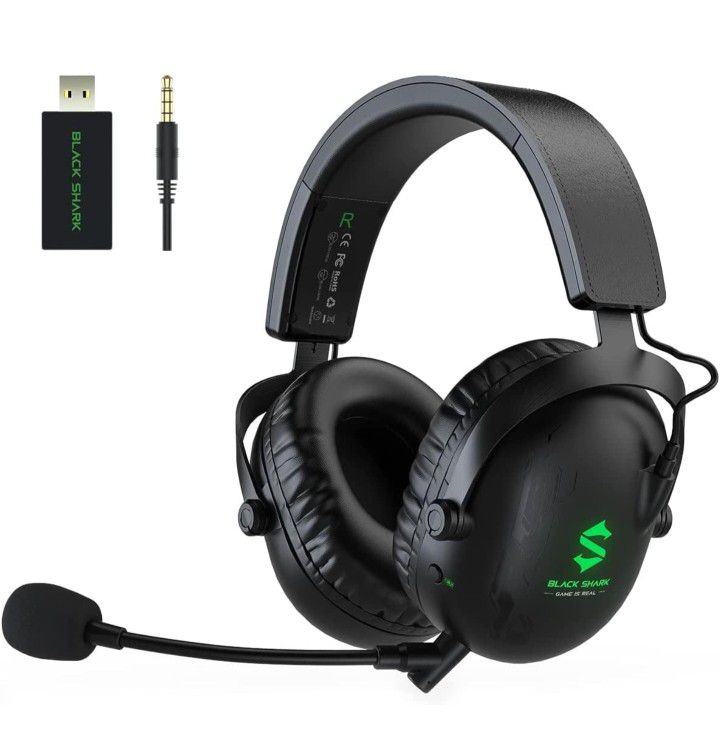 Black Shark Wireless Gaming Headset with Microphone