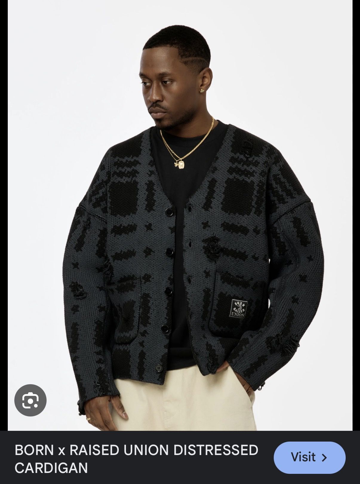 Union X Born X Raised Cardigan XL