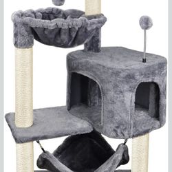 Cat Tree With Hammock $30