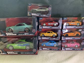 JDM Fast And Furious 1:32 Jada cars Die cast 