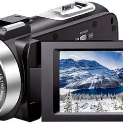 Video Camera Camcorder Full HD 1080P 30FPS 24.0 MP IR Night Vision Vlogging Camera Recorder 3.0 Inch