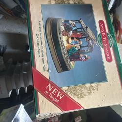 Animated Hand Crafter Nativity With 20 Christmas Songs 