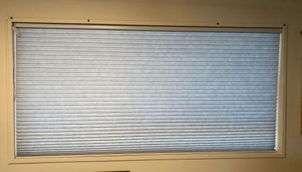 Honeycomb Fabric Shade  W 79” L 40”