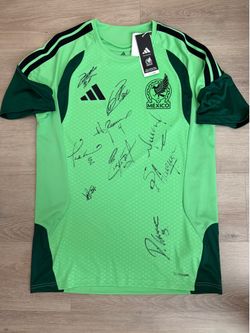 Original Mexico Autographed Soccer Jersey