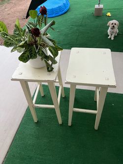 2 bancos de madera