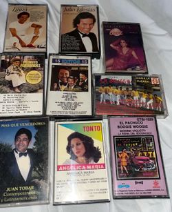 Spanish cassette tapes espanol music $20 for all 9