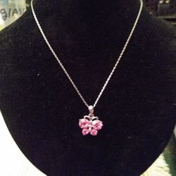 Sorowski Crystal Butterfly Necklace