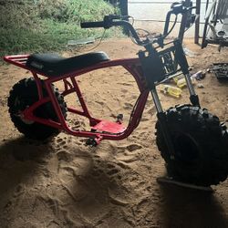 Monster Bike New Ish Breakes And Throttle And Frame Like New.