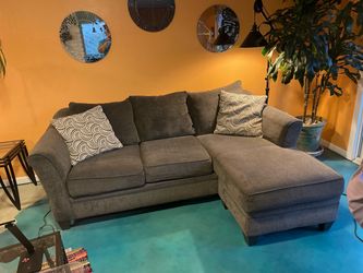 Couch with Ottoman