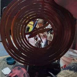 Large Metal 3d Dragonfly Wind Spinner