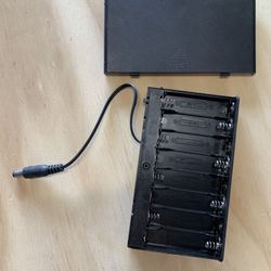 Battery Pack with Female Connector, Perfect for LED Neon Signs, Brand New