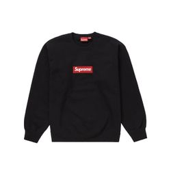 Supreme Box Logo Crewneck Black FW22