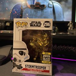 Stormtrooper (Gold Chrome) Galactic Convention (Target) Exclusive 2019 Funko Pop! #296