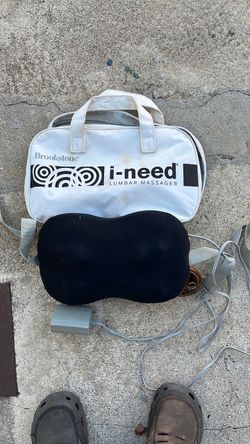 Brookstone lumbar massager for lower back relief
