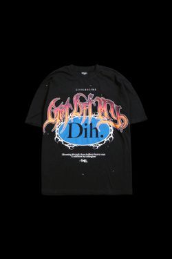 Civil Regime “Get Off My Dih” American Classic Oversized Tee In Black