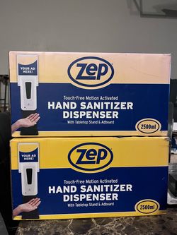 ZEP Touch Free Hand Sanitizer Dispensers
