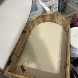 Trinket shadow box with acrylic  window