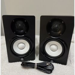 Music Studio Monitors Speakers Yamaha Hs5 DJ Speakers Mixing Recording Podcast 
