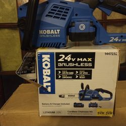 Kobalt 24 V Max Brushless Chainsaw 