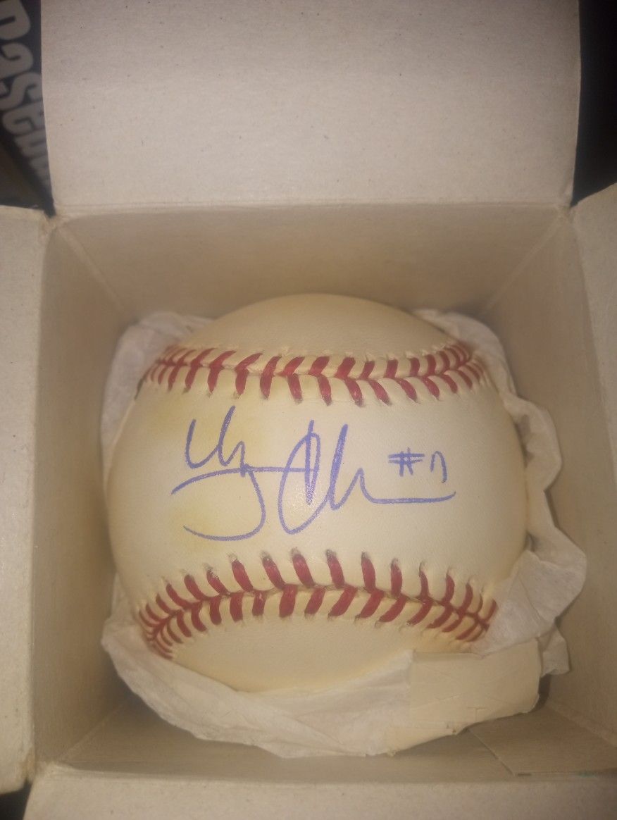 Tony Clark Autographed Baseball 