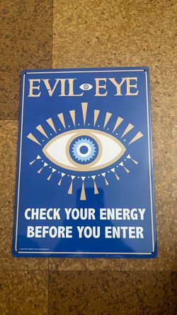 Metal sign