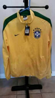 New Brazil Soccer Jacket Sz M