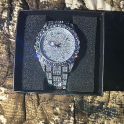 Iced Out Diamond Watch 
