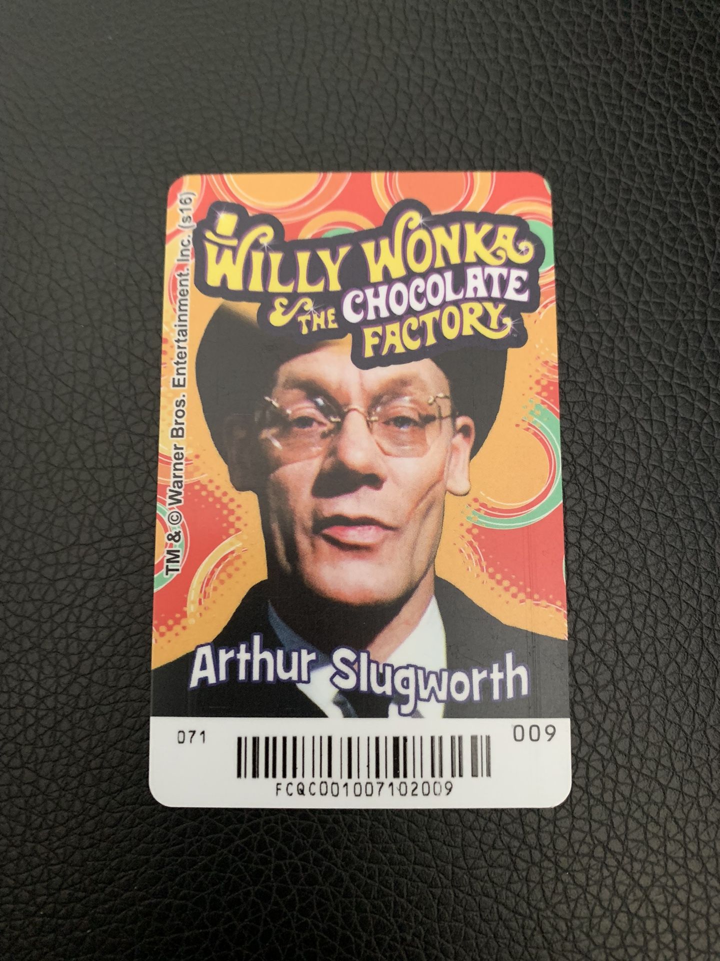 Arthur Slugworth Willy Wonka And The Chocolate Factory Arcade Card