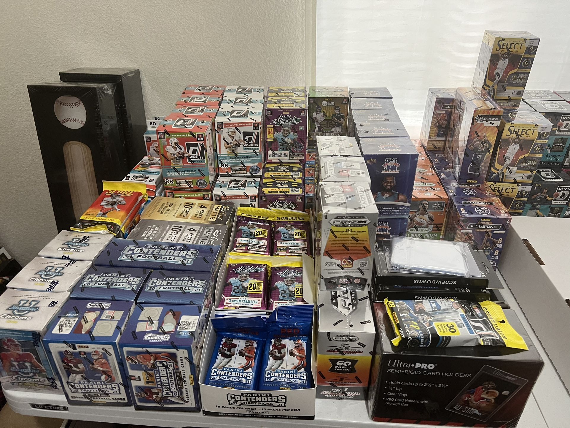 Sports Trading Cards, Unopened Wax