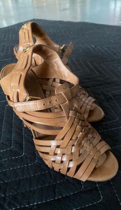 Tory Burch Leather Brown Women’s heel shoes Size 5.5