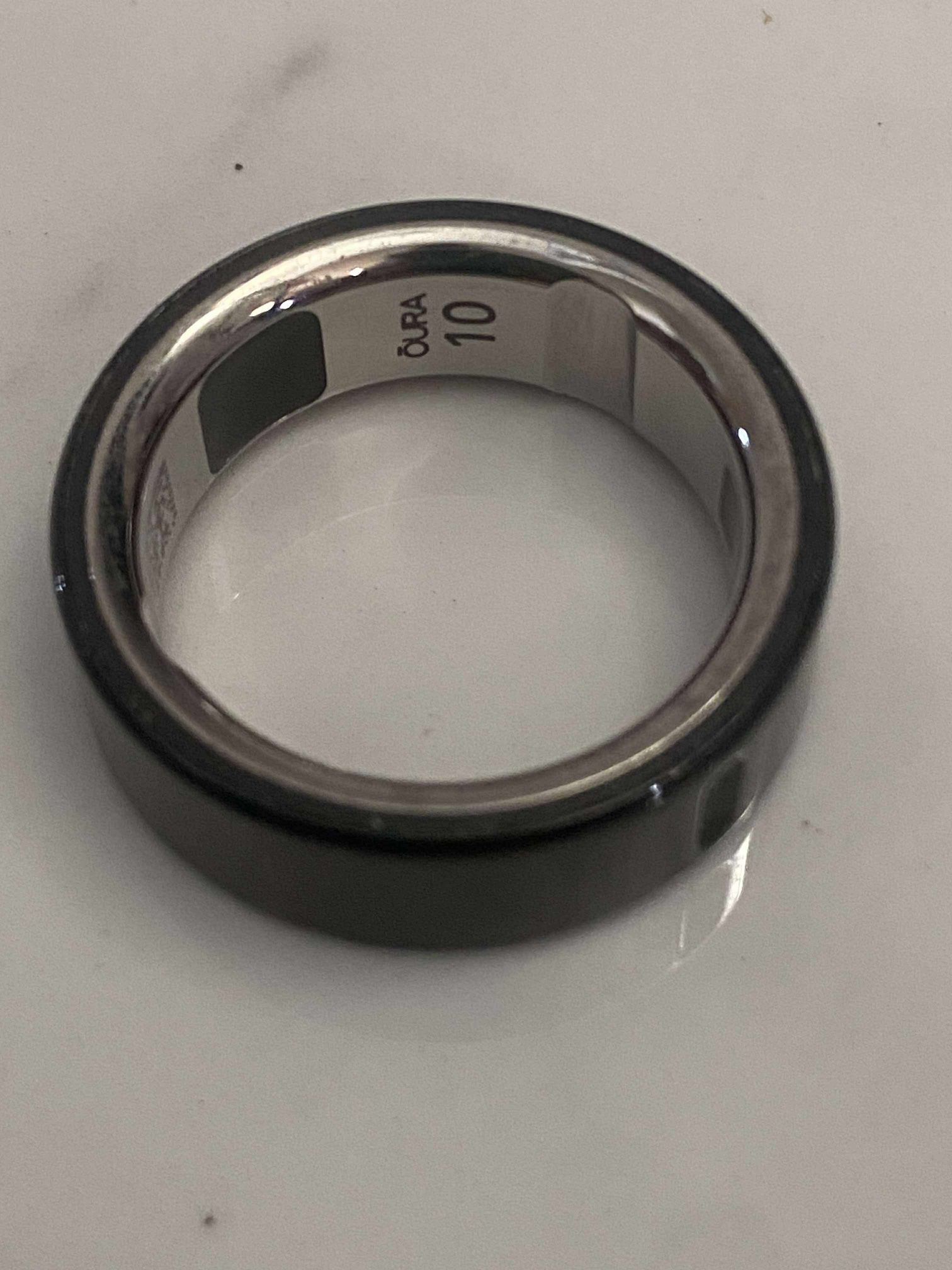 Oura Ring Gen 3 Activity Tracker - Heritage - Black - Size 10