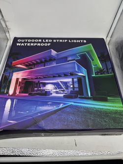 AILBTON 300ft Waterproof LED Strip Lights Bluetooth App RGB Exterior Rope Light