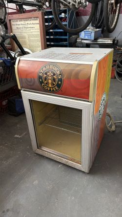 Mini Starbucks fridge