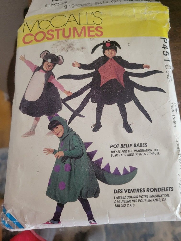 Vintage Halloween Costume Pattern