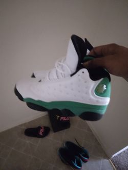 Retro 13 Lucky Green Size 6
