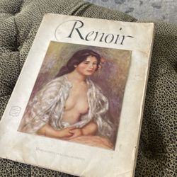Vintage Renoir print book