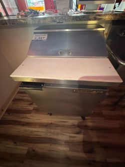refrigerator prep table