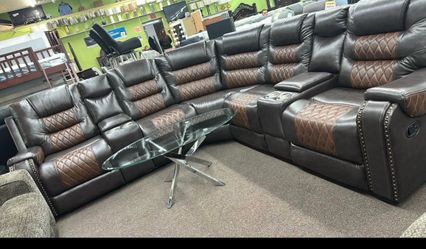 💥$49 down no credit needed Recliner sectional 3 pcs