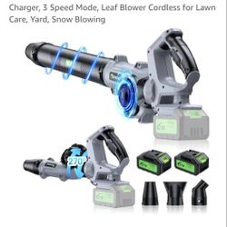 NEW POWERFUL CORDLESS LEAF BLOWER