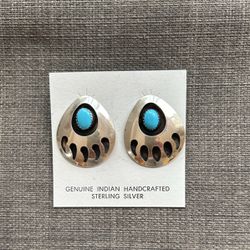 Genuine Indian Sterling Earrings