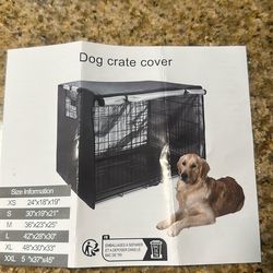 Dog Crate Cover 42x28x30”