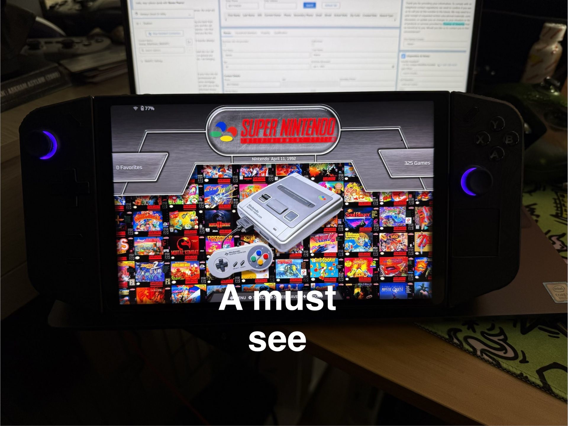Modded Legion Go 1.5TB With Emulators Collection Of Best Retro Games Plus Pc Game Collection