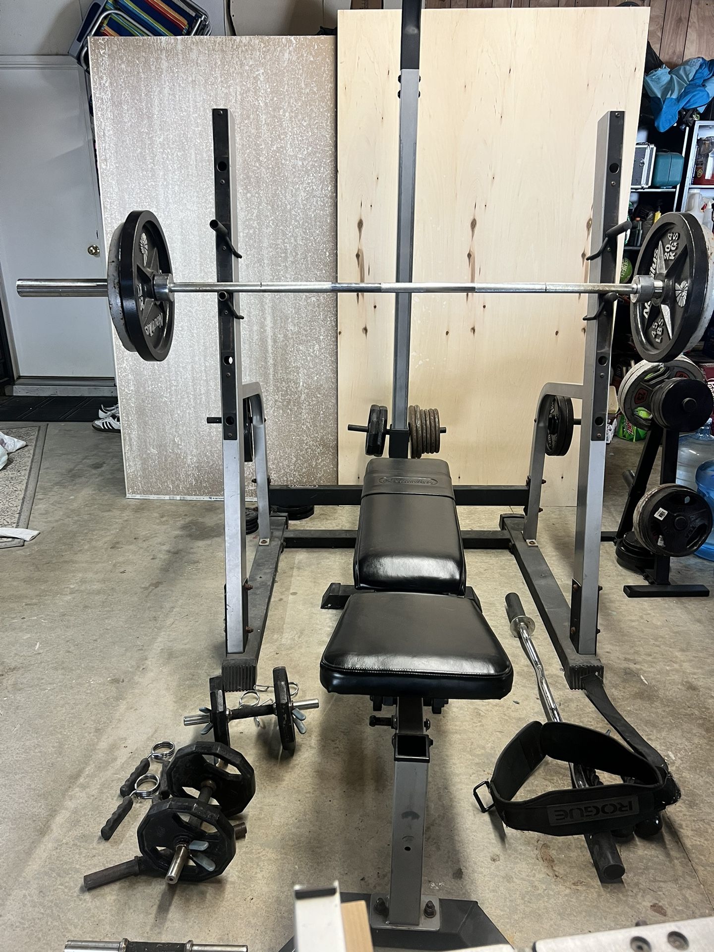 Olympic Weight Bench And Weights