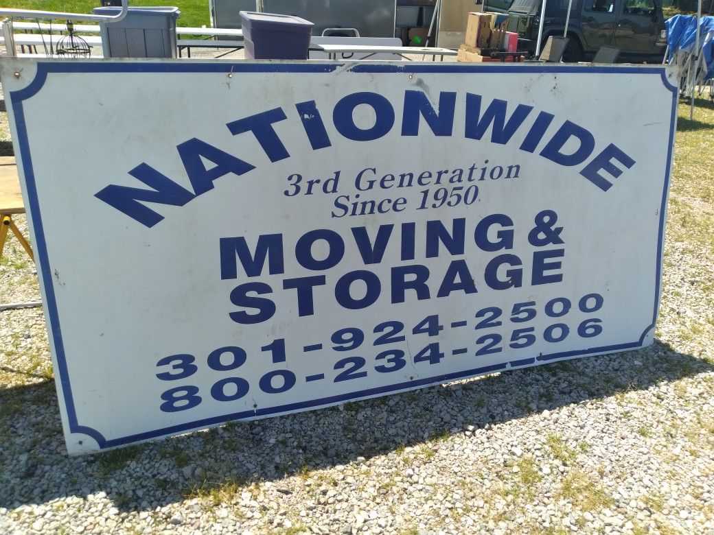 Large Vintage metal advertising sign, in excellent Condition