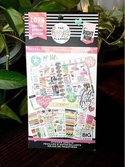 The Happy Planner Watercolor Sticker Book