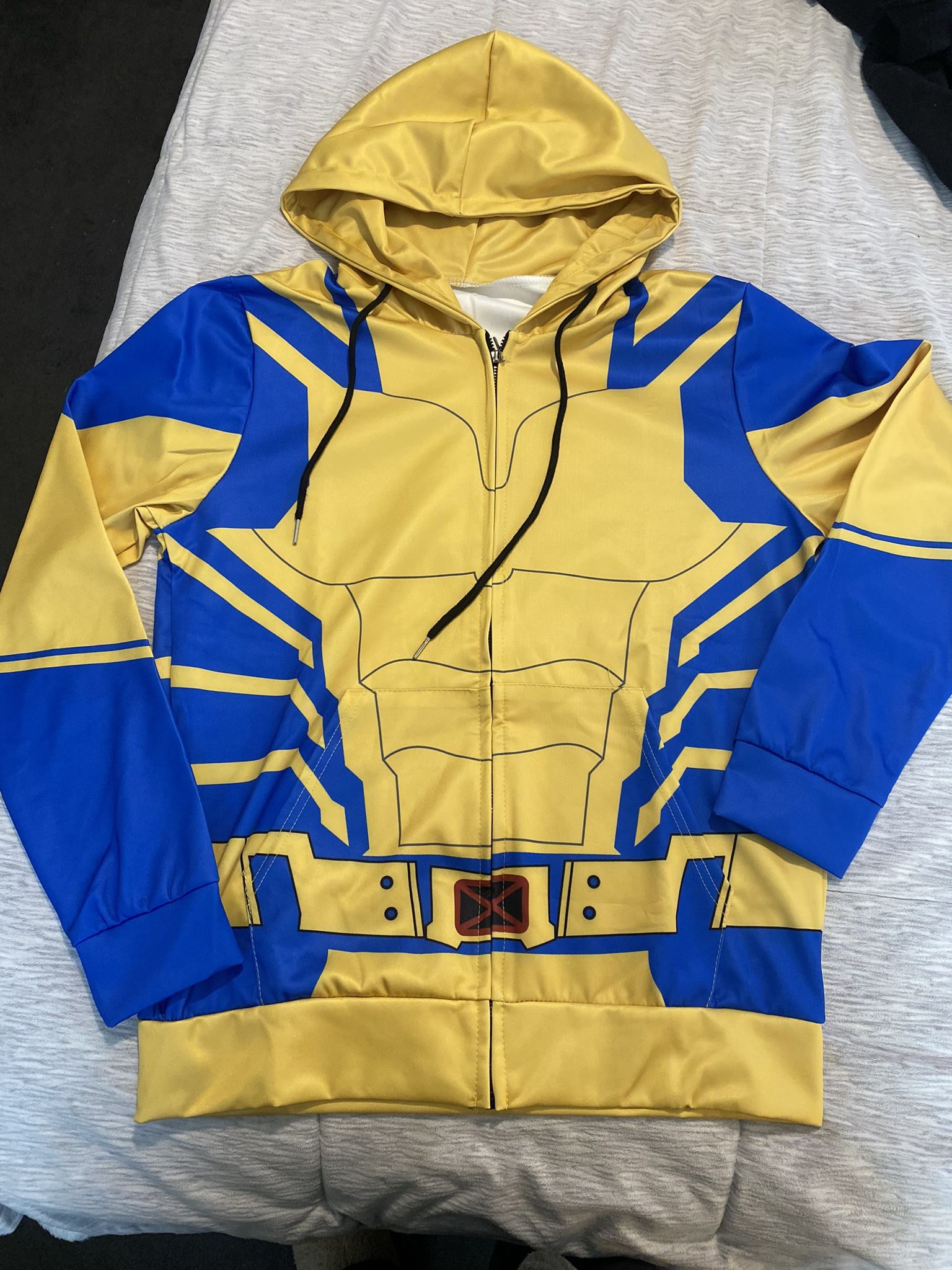 Men’s Wolverine Costume Zip Up Hoodie NEW