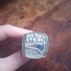 Patriots Silver Ring 