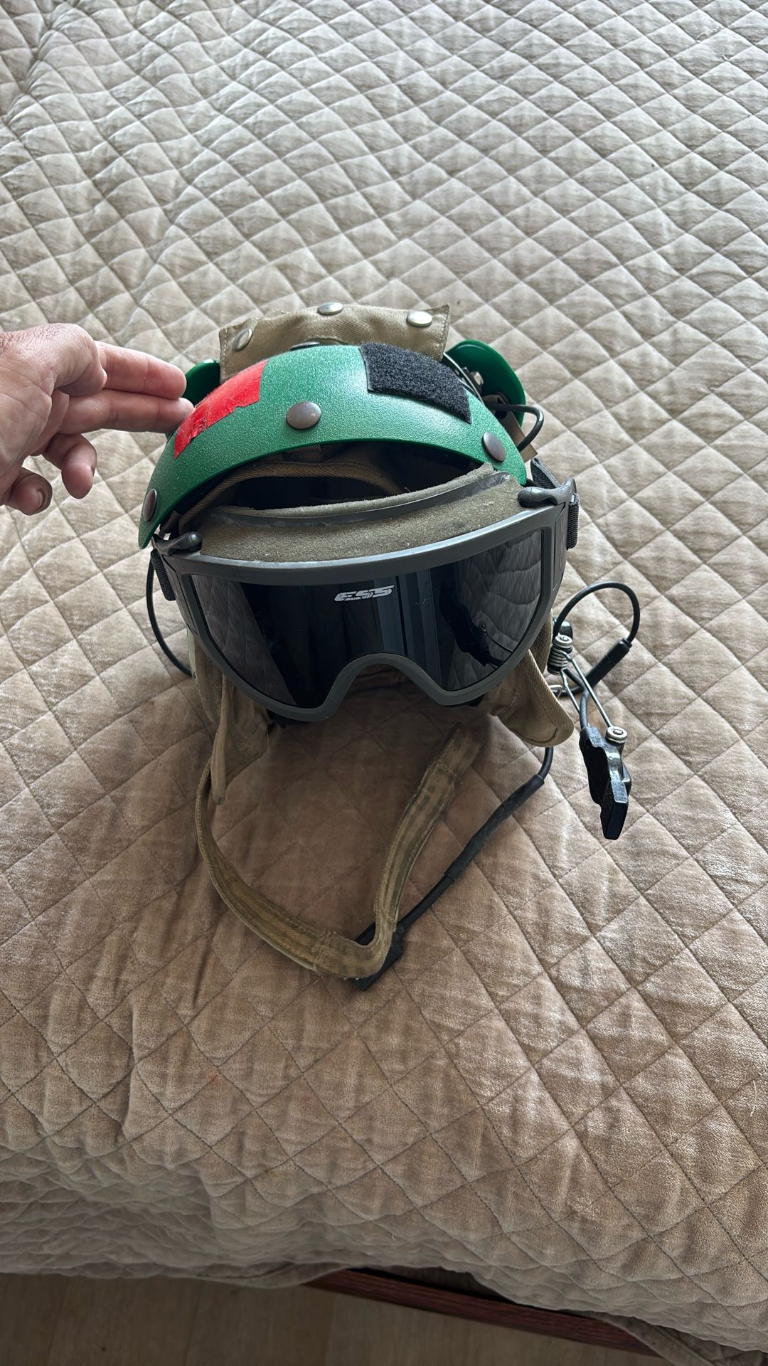Impact Resistant Flight Deck Crewman’s Helmet