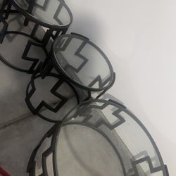 Glass Coffee Table & Side Tables