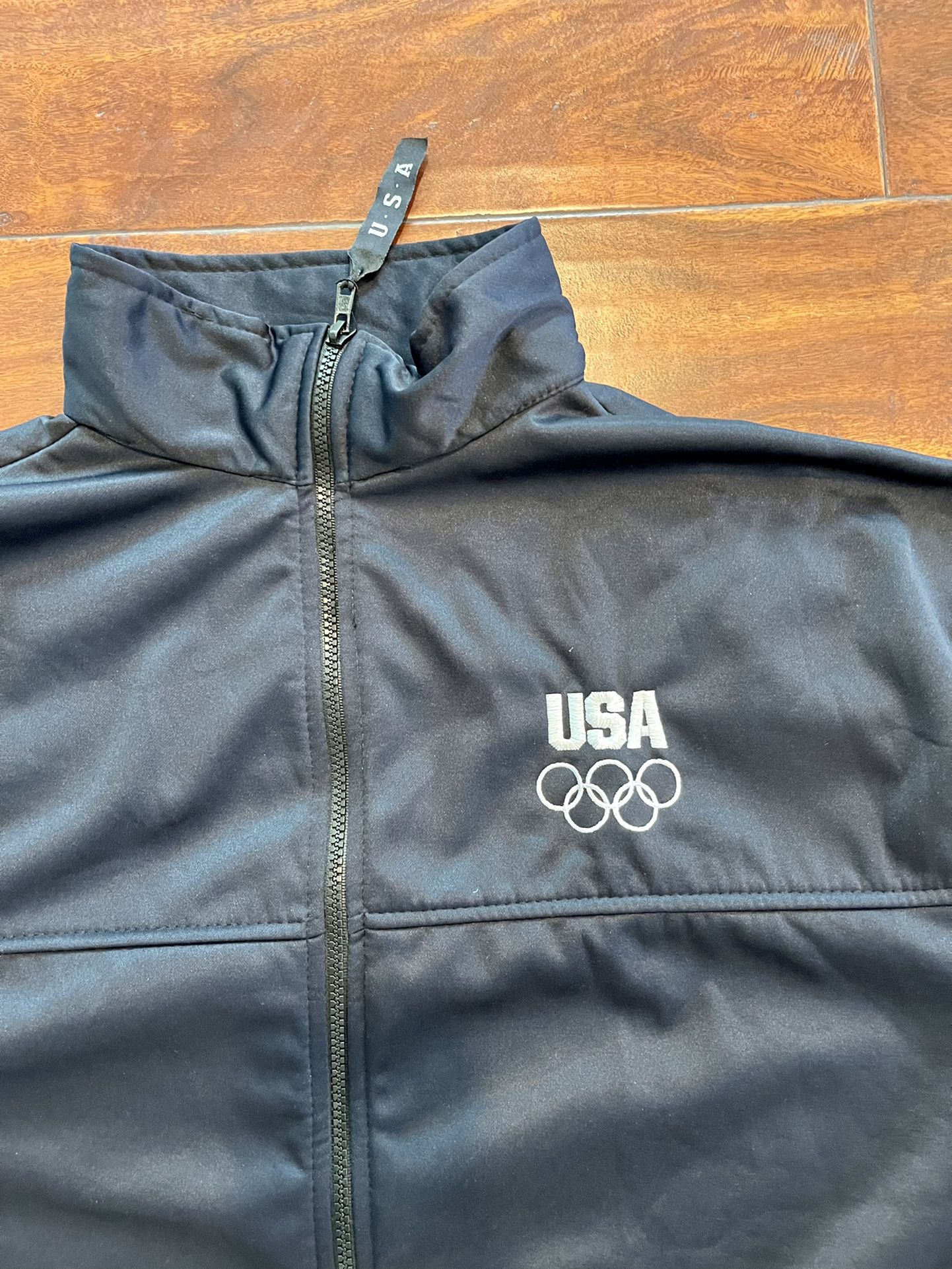 USA Olympic Committee Zip Up Mens Sweatshirt  XXLarge